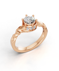 round-14k rose gold|round-18k rose gold