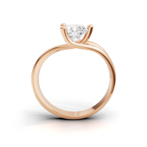 round-14k rose gold|round-18k rose gold