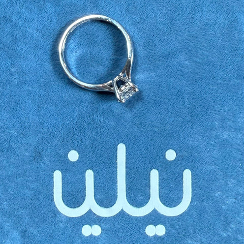 خاتم سوليتير مختبري (1ct-VS1-G)