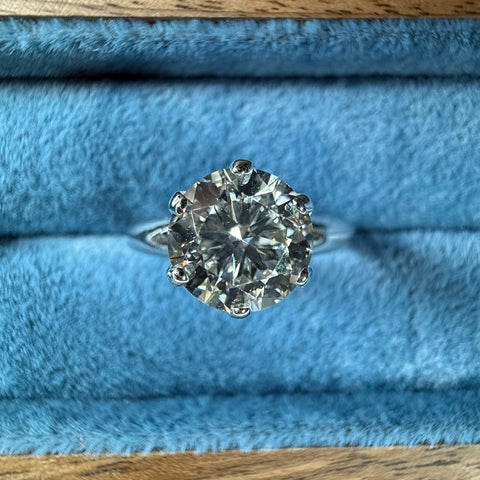 خاتم سوليتير مختبري (2.01ct-VS1-F)